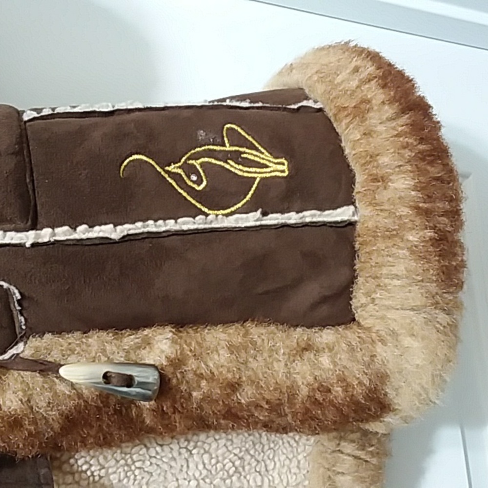Faux Fur Baby Phat Retro Girls Coat - Picture 5 of 16